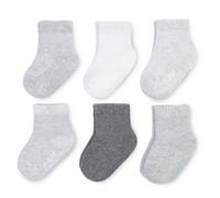 Fruit of the Loom Baby 6-pack All Weather Calzini a lunghezza di lunghezza mesh e tratto termico-ragazzi unisex ragazzi (6-12 mesi grigio)