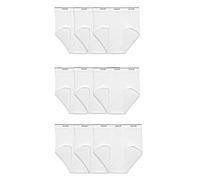 Fruit of the Loom Basic White Slip Multipack Mutande da Uomo (Pacco da 9)