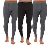 Fruit of The Loom Biancheria Intima Termica da Uomo Riciclata a Nido d’Ape, Parte Inferiore Lunga, L