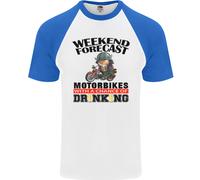 Fruit of the Loom Biker Weekend Forecast Maglietta Baseball Uomo Cotone