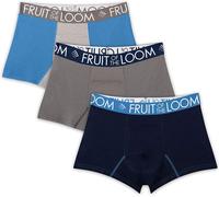 Fruit Of The Loom Boxer Briefs Da Uomo 3-Pezzi Regular O Short Leg