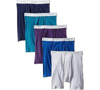Fruit Of The Loom Boxer Briefs Da Uomo No Ride Up (Confezione Da 5)