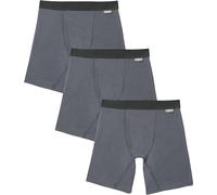 Fruit of the Loom Crafted Comfort Boxer Briefs Corti, Nero/Erika, L Uomo