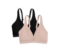 Fruit of the Loom - Bralette da Donna in Cotone Senza Ferretto, Disponibile in Confezioni Multiple, 4 C (Taglia Produttore: 36C)