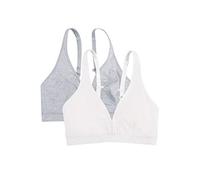 Fruit of the Loom - Bralette da Donna in Cotone Senza Ferretto, Disponibile in Confezioni Multiple, 4D (Taglia Produttore: 36D)