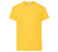 Fruit of the Loom Camicia Bambini Originale T - 21 Colori/et - Sunflower - 911