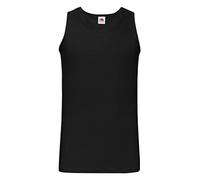 Fruit of the Loom - Canotta 100% Cotone - Uomo (S) (Nero)