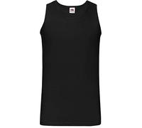 Fruit of the Loom - Canotta 100% Cotone - Uomo (XXL) (Nero)