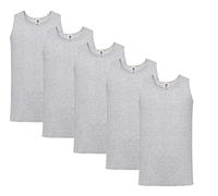 Fruit of the Loom - Canotte leggere da uomo (confezione da 5 pezzi), M