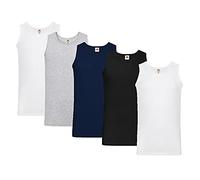 Fruit of the Loom - Canotte leggere da uomo (confezione da 5 pezzi), XXL