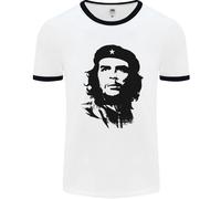 Fruit of the Loom Che Guevara Maglietta Ringer Uomo Con Stampa Jersey