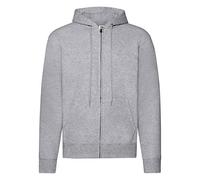 Fruit of the Loom Hooded Sweat Felpa, Grigio (Charcoal Grey), L Uomo