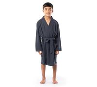 Fruit of the Loom Classic Waffle Robe Accappatoio, Monumento Grigio, 8 Bambini e Ragazzi