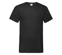 Fruit of the Loom Cotone Tinta Unita V Scollo A Valueweight Tee T-Shirt 4XL &