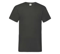 Fruit of the Loom Cotone Tinta Unita V Scollo A Valueweight Tee T-Shirt 4XL &