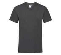 Fruit of the Loom Cotone Tinta Unita V Scollo A Valueweight Tee T-Shirt 4XL &