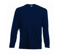 Fruit of the Loom Cotton T-Shirt Manica Lunga Valore S-5XL