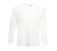 Fruit of the Loom Cotton T-Shirt Manica Lunga Valore S-5XL