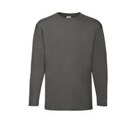 Fruit of the Loom Cotton T-Shirt Manica Lunga Valore S-5XL