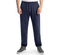 Fruit of the Loom Eversoft Fleece Bottom Sweatpants with Pockets, Relaxed Fit, Moisture Wicking, Breathable Pantaloni da Ginnastica, Fondo Elastico, Blu Navy, M Uomo