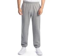 Fruit of the Loom Eversoft Fleece Elastic Bottom Sweatpants with Pockets, Relaxed Fit, Moisture Wicking, Breathable Pantaloni da Ginnastica, Grigio, L Uomo