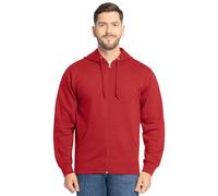 Fruit of the Loom Eversoft Fleece Hoodies, Pullover & Full Zip, Moisture Wicking & Breathable, Sizes S-4x Camicia, Cerniera Intera Rossa, L Unisex-Adulto