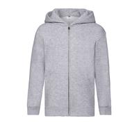 FRUIT OF THE LOOM Felpa Bimbo Manica Lunga Zip Intera Felpata In Cotone FR620350