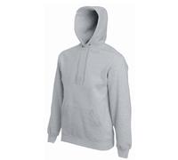 FRUIT OF THE LOOM felpa CAPPUCCIO maglia NO ZIP 18 colori UOMO Hoodie CLASSIC @