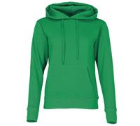 Fruit of the Loom Felpa classica con cappuccio da donna + GRATIS MyShirt borsa in tessuto, colore: verde acido + GRATIS MyShirt borsa in tessuto, taglia: 2XL