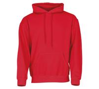Fruit of the Loom Felpa classica con cappuccio da uomo, Rosso, XL