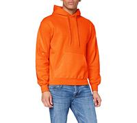 Fruit of the Loom Hooded Sweat Felpa con Capuccio, Opaco, Arancione, S Uomo