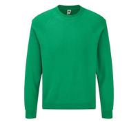 Fruit Of The Loom Felpa Classica Maniche Raglan Adulti Unisex (PC3889)