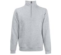Fruit Of The Loom - Felpa Collo Alto con Cerniera - Uomo (BC358)