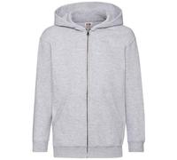 Fruit of the Loom Felpa Con Cappuccio Zip Bambino Bambina Unisex