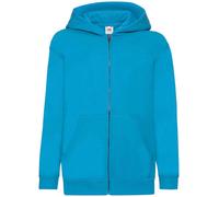 Fruit of the Loom Felpa Con Cappuccio Zip Bambino Bambina Unisex