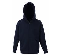 Fruit of the Loom - Felpa con Cappuccio con Cerniera - Bambino