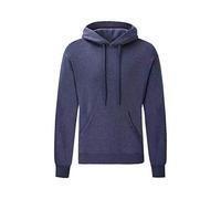 Fruit of the Loom - Felpa con cappuccio, da uomo Vintage Heather Navy L