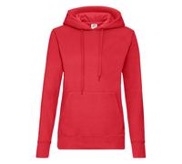Fruit Of The Loom - Felpa con Cappuccio - Donna (BC363)