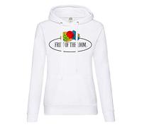 Fruit of the Loom Felpa con cappuccio donna, L