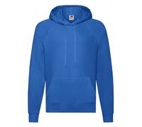 Fruit of The Loom Felpa da Uomo con Cappuccio Leggero e Pull-Over, Royal, L