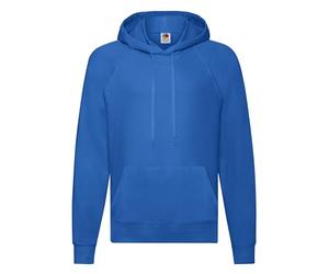 Fruit of The Loom Felpa da Uomo con Cappuccio Leggero e Pull-Over, Royal, XXL
