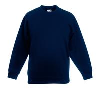 Fruit Of The Loom - Felpa Girocollo Classica Maniche Lunghe - Bambino (RW3154)