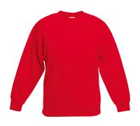 Fruit Of The Loom - Felpa Girocollo Classica Maniche Lunghe - Bambino (RW3154)