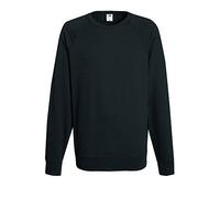 Fruit Of The Loom - Felpa leggera da uomo, con maniche Raglan Light Graphite X-Large