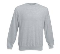 Fruit Of The Loom - Felpa Tinta Unita Maniche Set-in - Uomo (RW3159)