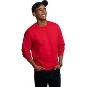 Fruit of The Loom Felpe, Felpe con Cappuccio e Pantaloni della Tuta Eversoft da Uomo, Rosso, XL