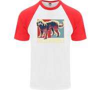Fruit of the Loom Goldendoodle Art Uomo Maglietta Baseball Scollo Rotondo