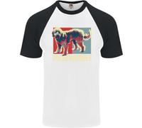 Fruit of the Loom Goldendoodle Art Uomo Maglietta Baseball Scollo Rotondo
