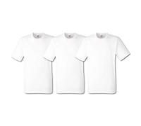 Fruit of the Loom - Heavy Cotton Tee Shirt 3 pack, T-shirt da uomo, colore bianco, taglia Large