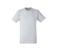 Fruit of the Loom - Heavy Cotton Tee Shirt 3 pack, T-shirt da uomo, colore grigio, taglia Small